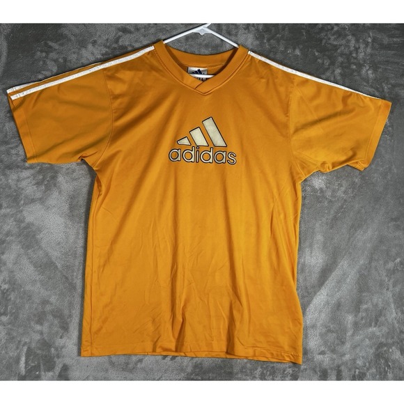 adidas Other - Vintage Orange Adidas Soccer Jersey Mens Large - Made in USA - Rare